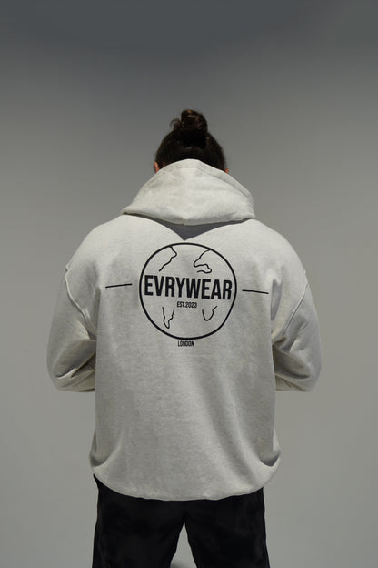 EVRYWEAR Oversized Hoodie - Oat Grey - EVRYWEAR