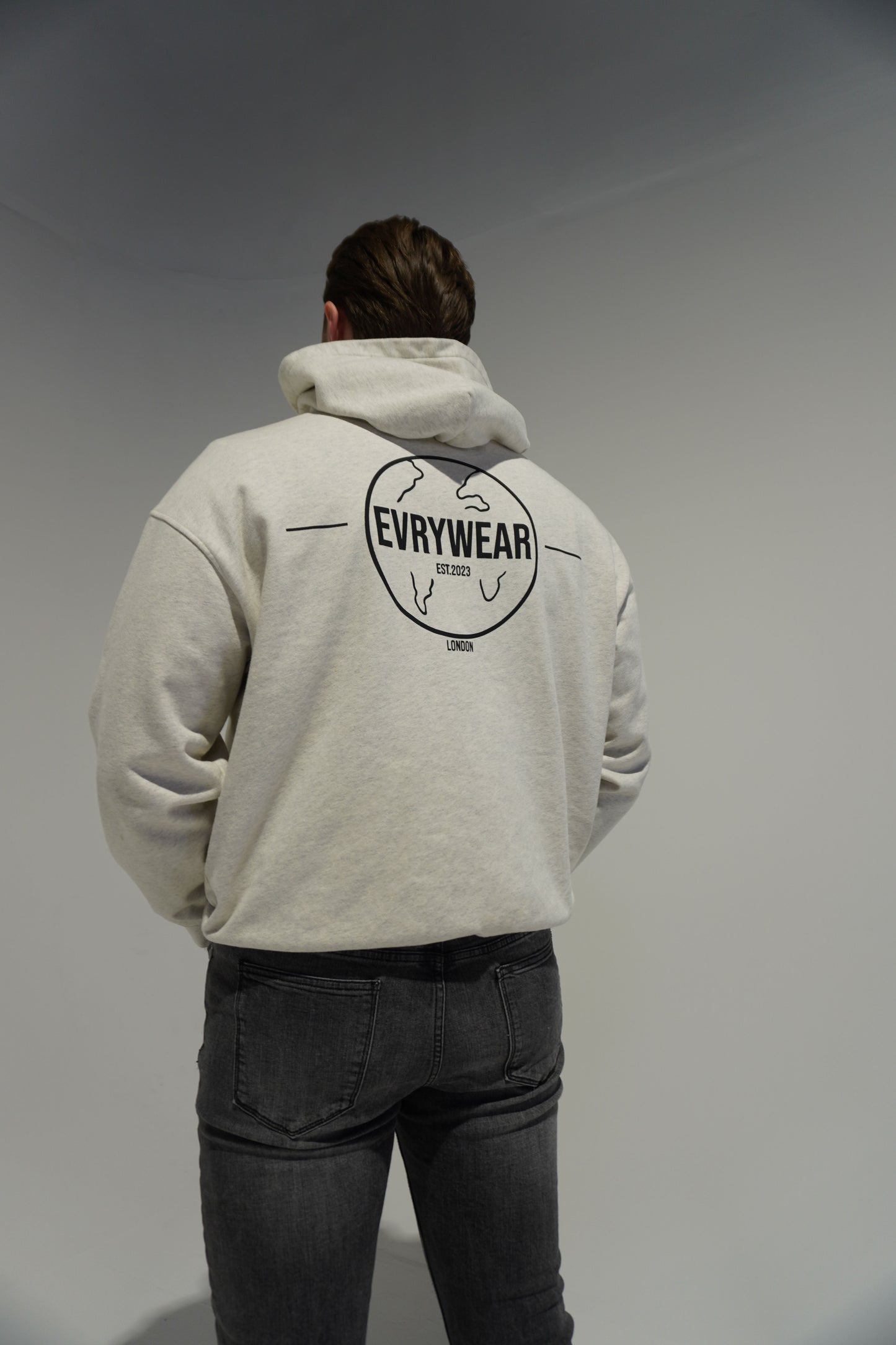 EVRYWEAR Oversized Hoodie - Oat Grey - EVRYWEAR